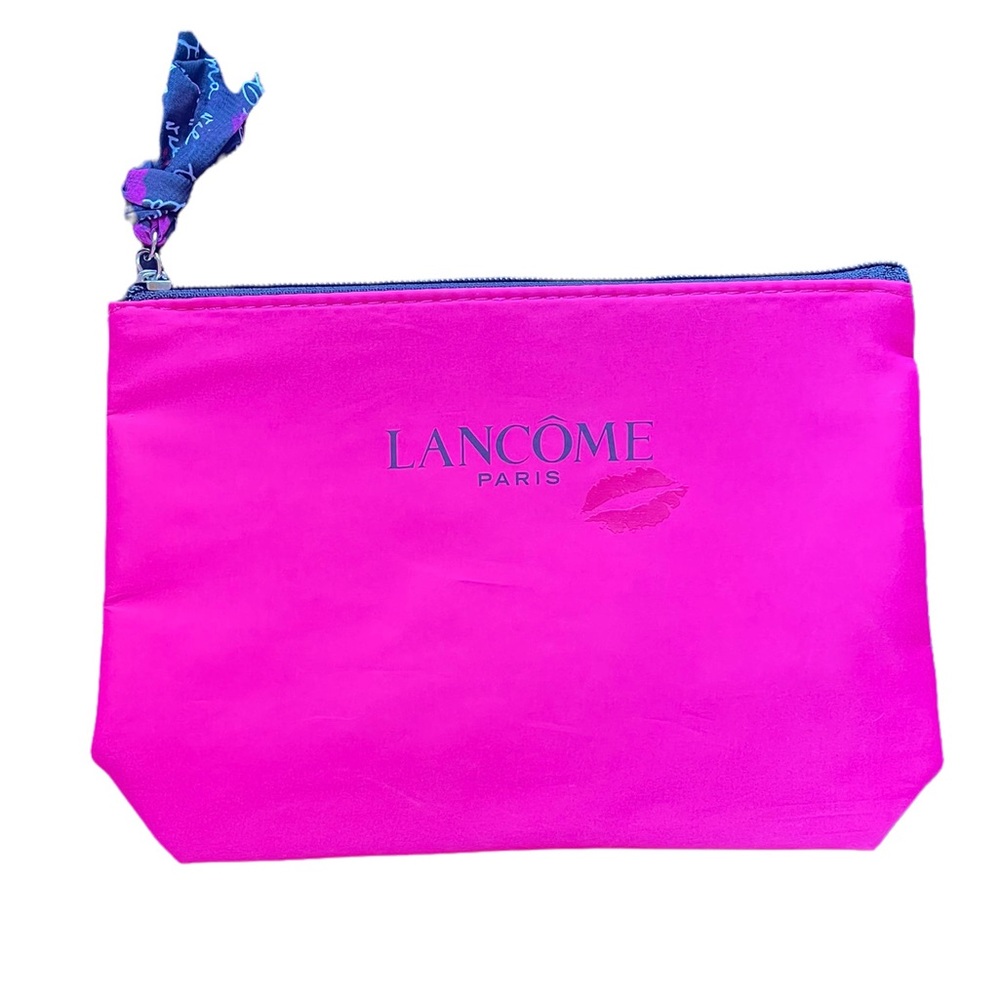 Lancôme Hot Pink Make-Up + Travel or Everyday Wallet